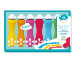CG22 DJECO - 6 MARQUEURS MOUSSE